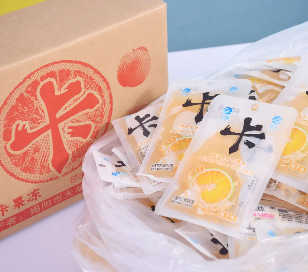 Customized Small Package Candy Konjac Jelly for Kids Fruit Flavor Slice Jelly