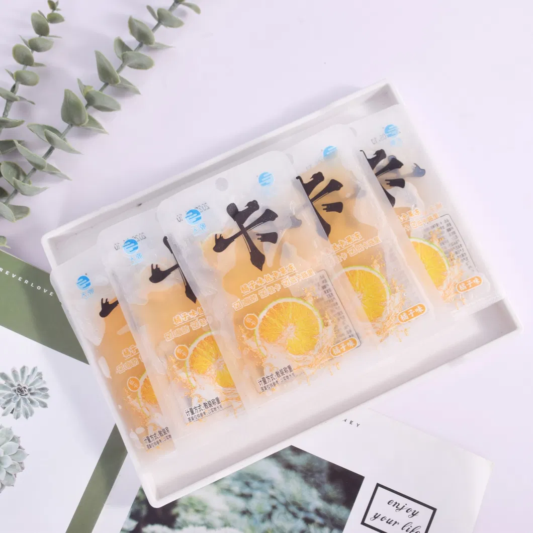 Customized Small Package Candy Konjac Jelly for Kids Fruit Flavor Slice Jelly