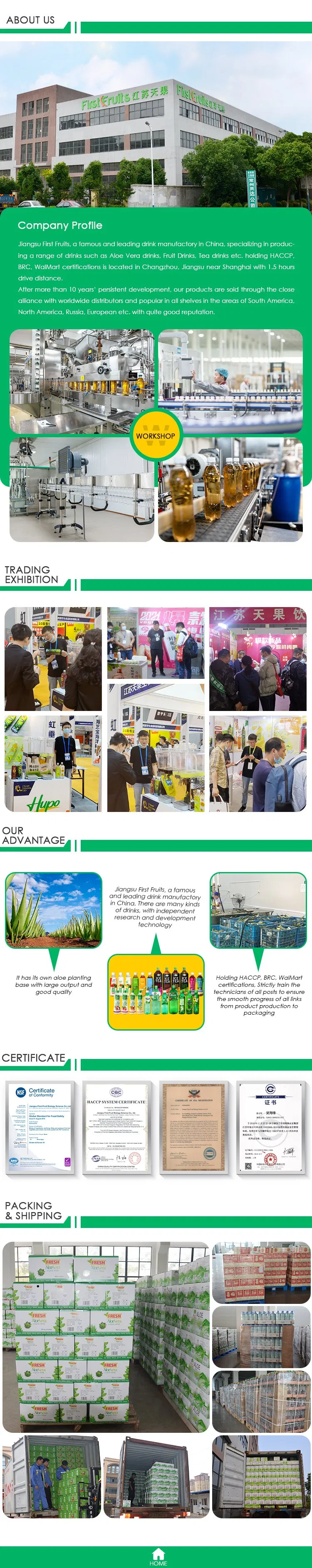 Diverse Flavour High Sugar Aloe Vera Drink Fruit Juice