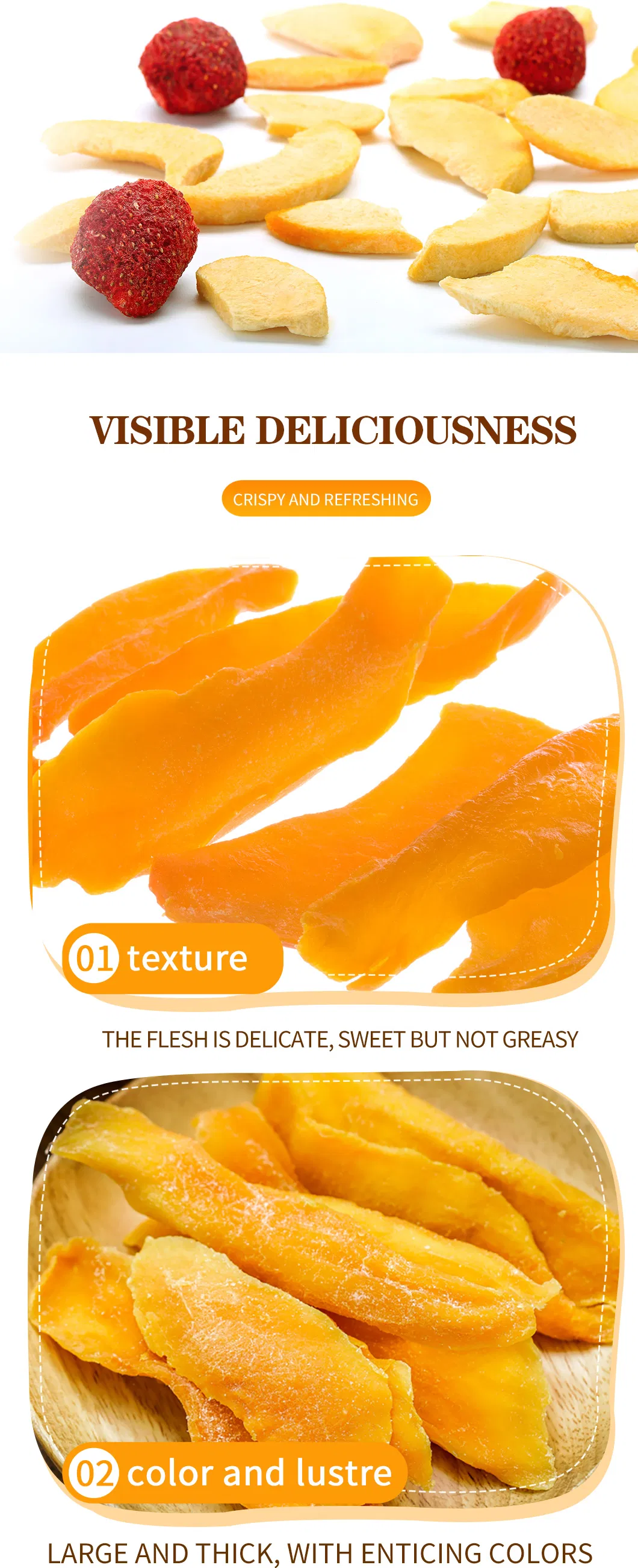 High Quality Wholesale Import Maker Dried Mango Fruit for Sale