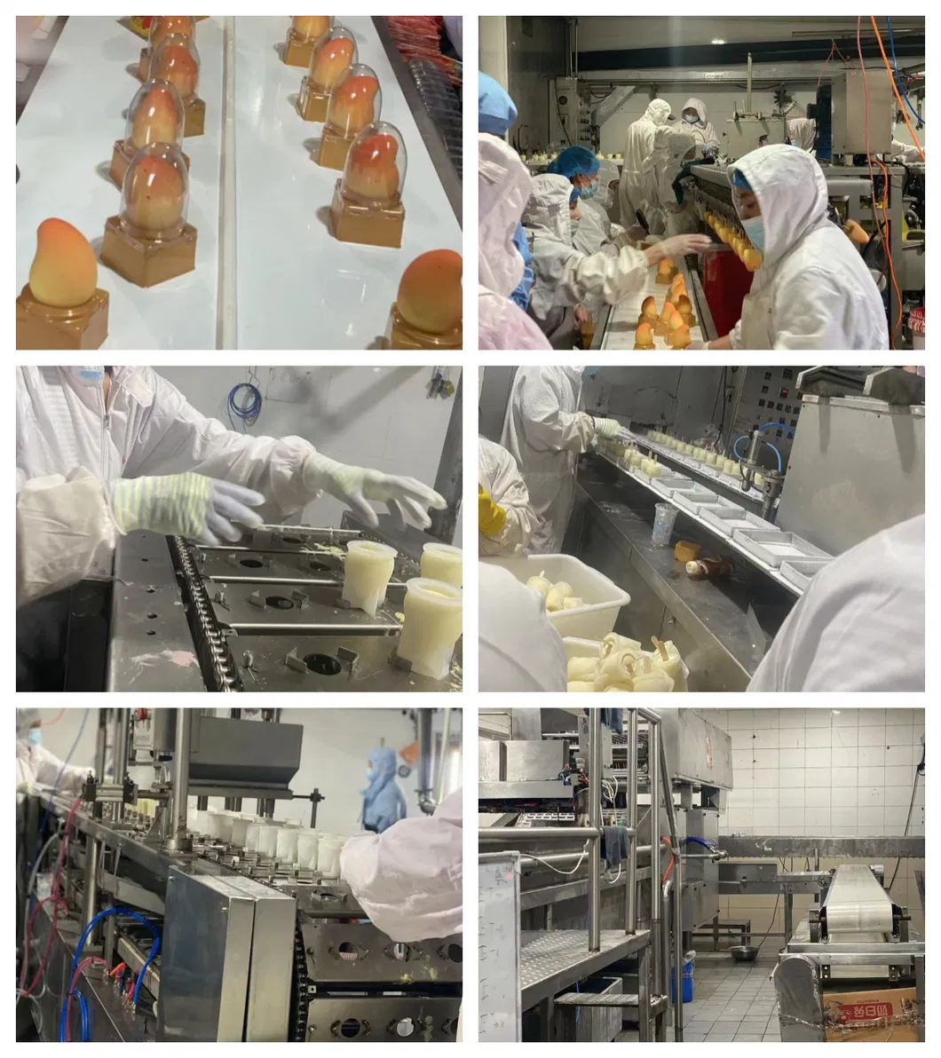 Peach Shape Vegan Ice Cream Peach Flavor Ice Cream OEM with Halal