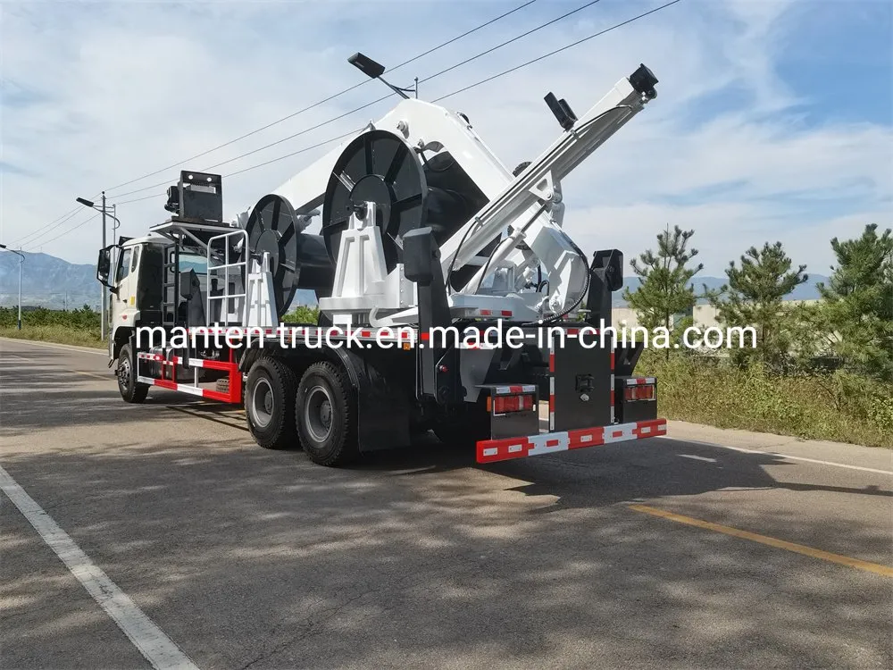 Mine Use Sinotruk HOWO Winch Cable Truck 371HP Rhd Ground Force Cable Puller Truck