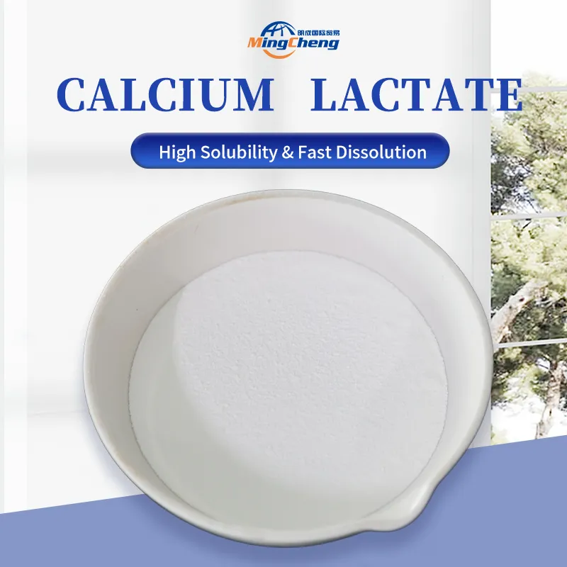 Food and Feed Additive 98% Effective Additive Calcium Lactate with Food Safety Requirements with Halal and Kosher Certifictates