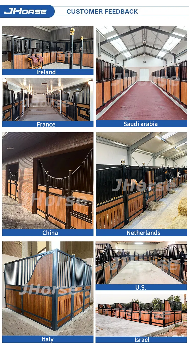 Advantage Factory Supplier Mobile Prefab Training Wooden Cheap Portable Horse Stable E-09