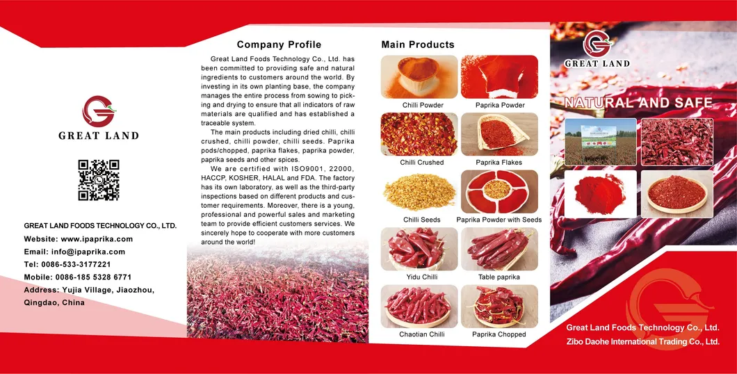 New Crop Chaotian Chili From China