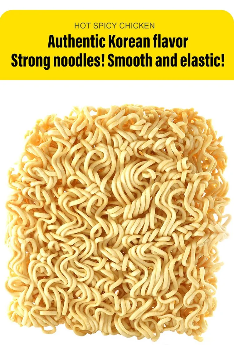 Chinmie Brand Wholesale Korean Spicy Ramen Noodles Carbonara Flavor Cup Instant Noodles
