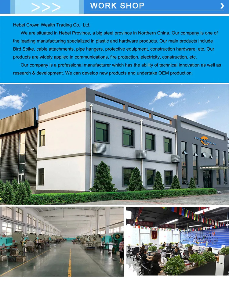 Birds Deterrent Control Stainless Steel Pins and Base Anti Pigeon Bird Spikes