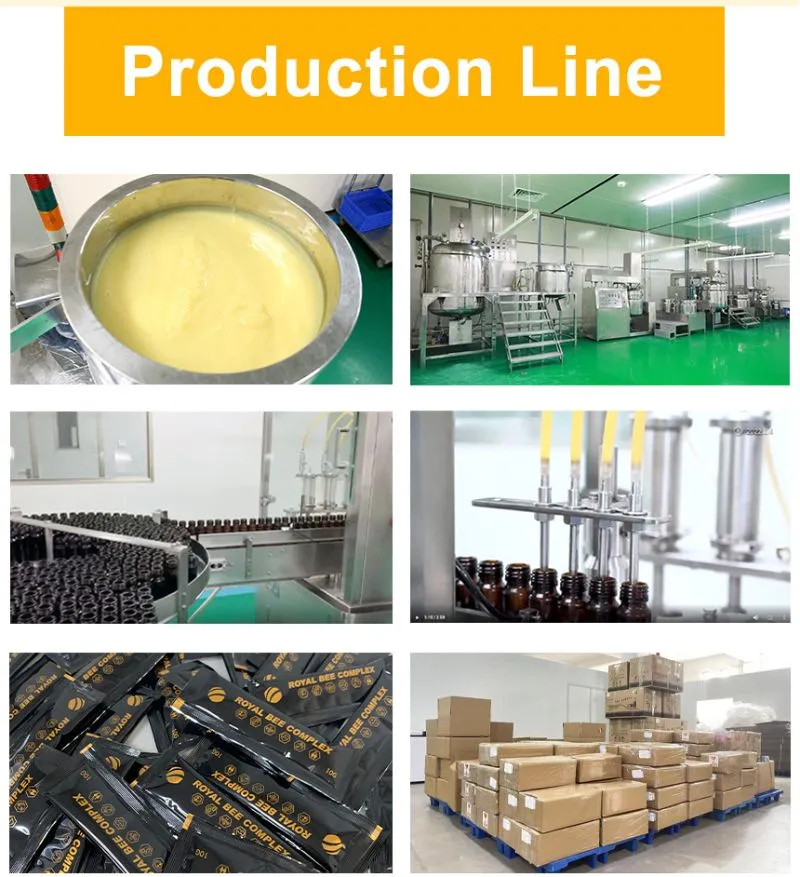 Beehall Health Products Improve Metabolism Bulk Royal Jelly Honey with Cordyceps Militaris