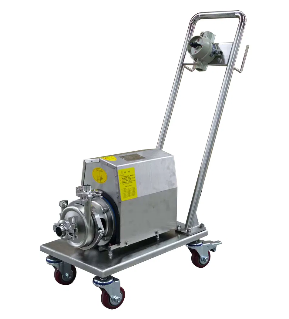 Pump Move Trolley 3, 000L/H for Cow Milking Machinery, Milk Tank, Dairy Pump