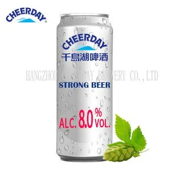High Quality 500ml*24cans Abv 8% China OEM Brewery Canned Beer for Export