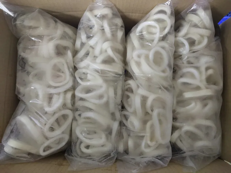 Frozen Squid Ring/Anillas De Pota/Illex Squid Ring/Gigas Squid Ring