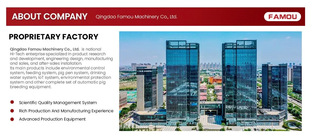 Famou Livestock Equipment Fattening Pen for Modern Pig Farming