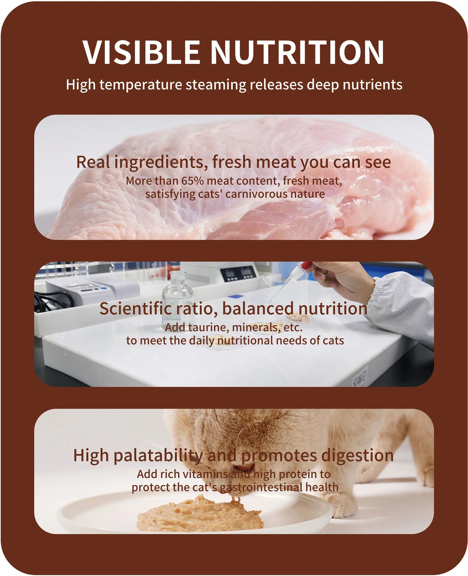 Cat and Dog Meat Protein Pet Snacks Cat Food and Bars