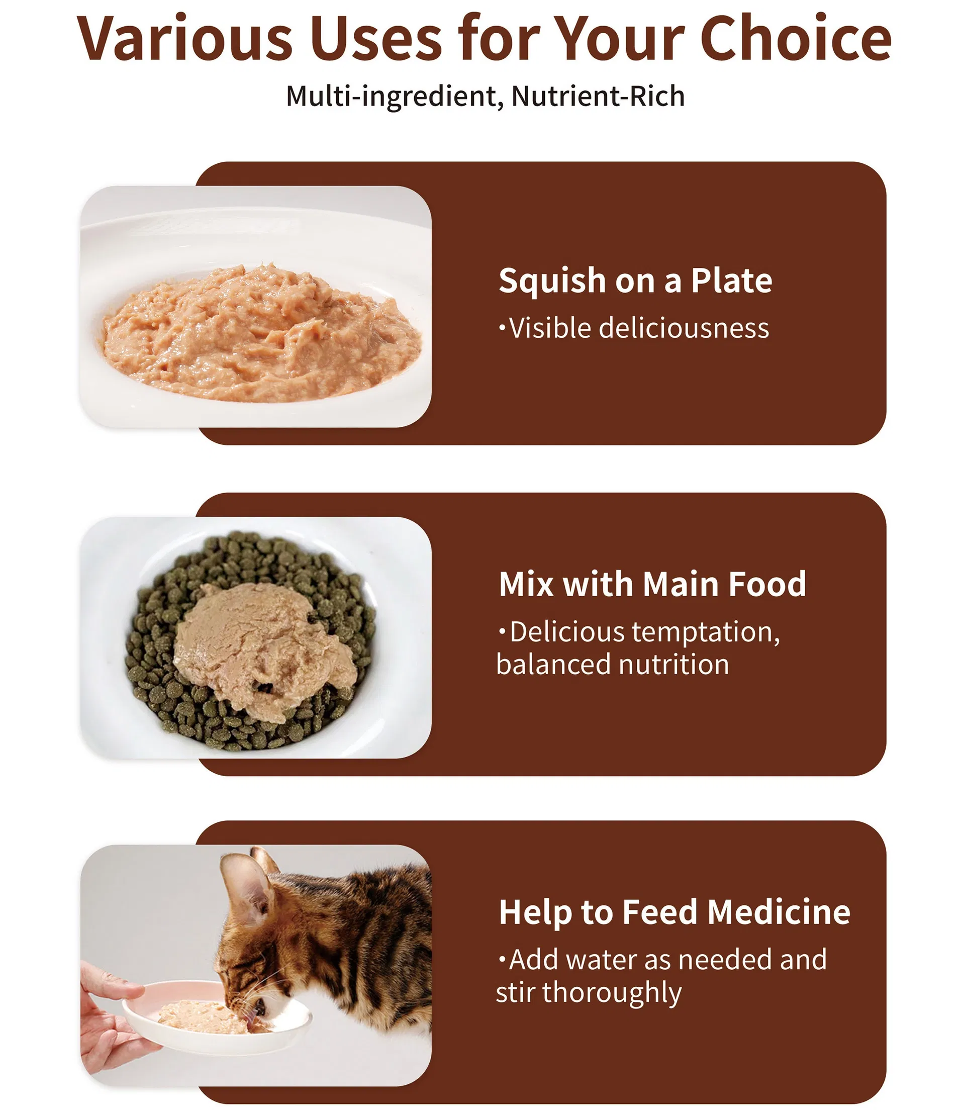 Cat and Dog Meat Protein Pet Snacks Cat Food and Bars