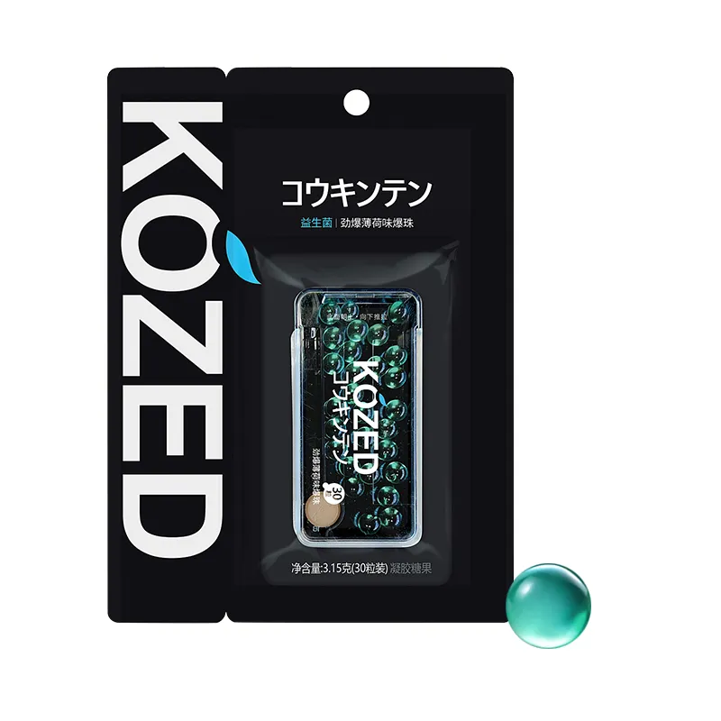 115g Square Box Peeling Gummy Individual Wrap Fruit Juice Soft Jelly Candy