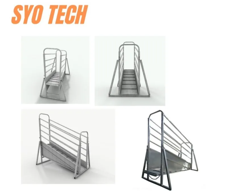 Hot Dipped Galvanized Mobile Adjustable Premium Livestock Equipment Farming Cattle Loading Ramp