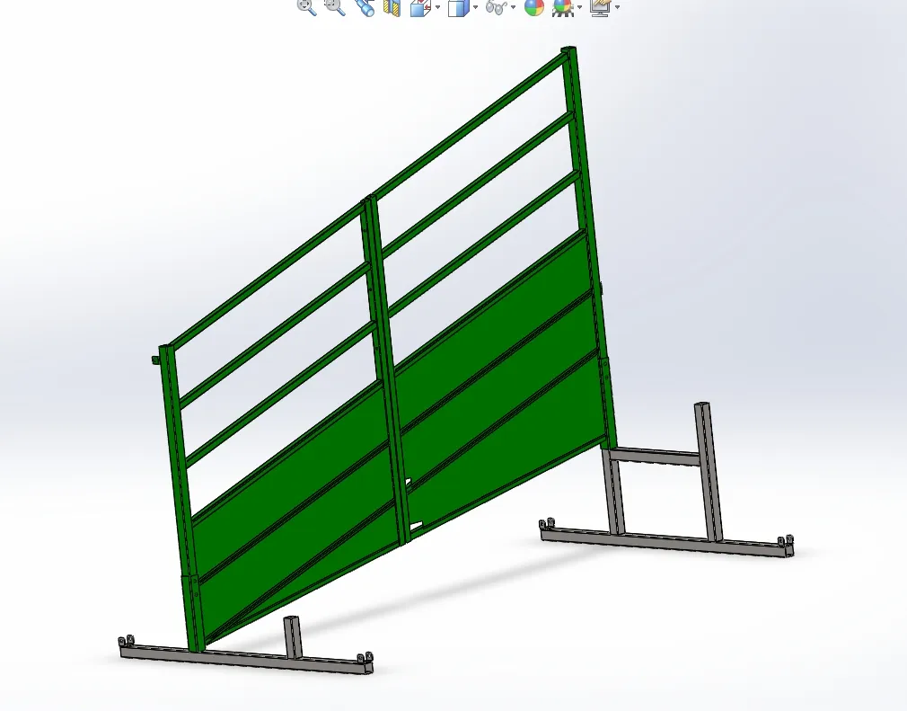 Hot Dipped Galvanized Mobile Adjustable Premium Livestock Equipment Farming Cattle Loading Ramp