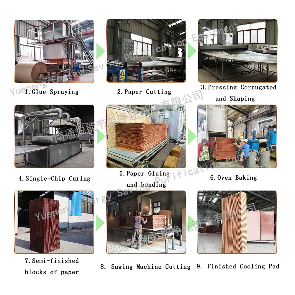 Cellulose Honeycomb Evaporative Cooling Pad for Livestock Cooling System