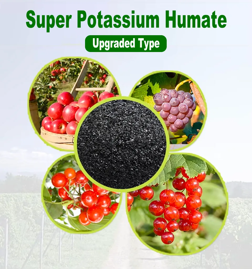 Super Potassium Humate Flake Fertilizers Products Humic Acid From Leonardite Organic Fertilizer for Plants