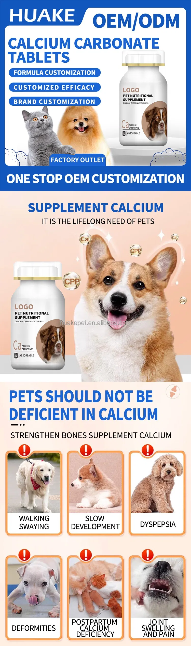 Essential Calcium Bone & Joint Support Pet Tablets