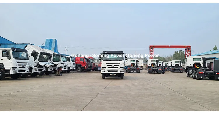 with Tow Fuel Tanker Used Sinotruck HOWO 371 380 420HP Chinese LHD Rhd Trucks Tractor 6X4 Trailer Head