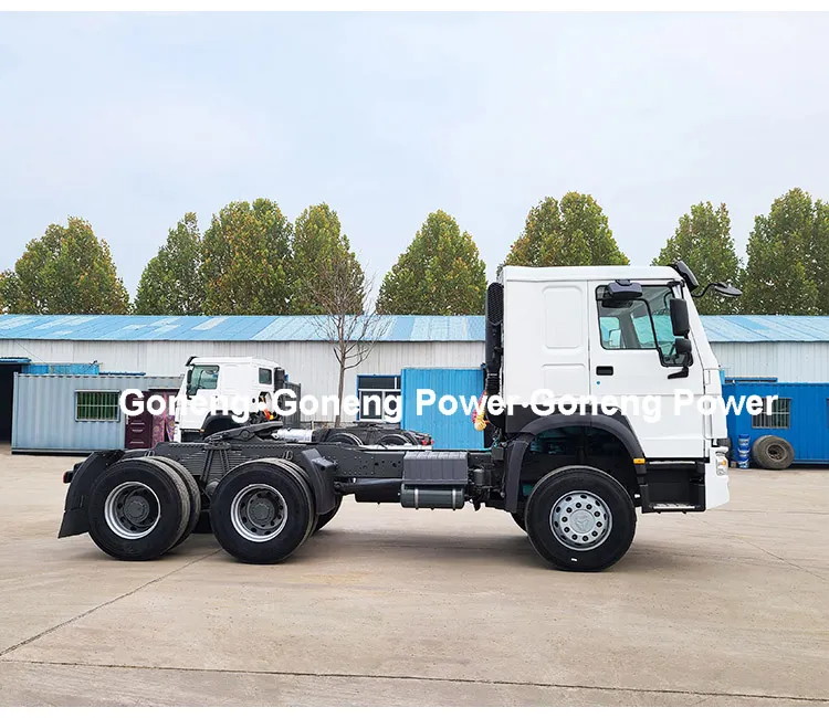 with Tow Fuel Tanker Used Sinotruck HOWO 371 380 420HP Chinese LHD Rhd Trucks Tractor 6X4 Trailer Head