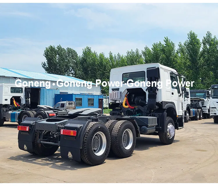 with Tow Fuel Tanker Used Sinotruck HOWO 371 380 420HP Chinese LHD Rhd Trucks Tractor 6X4 Trailer Head