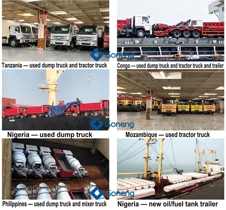 with Tow Fuel Tanker Used Sinotruck HOWO 371 380 420HP Chinese LHD Rhd Trucks Tractor 6X4 Trailer Head