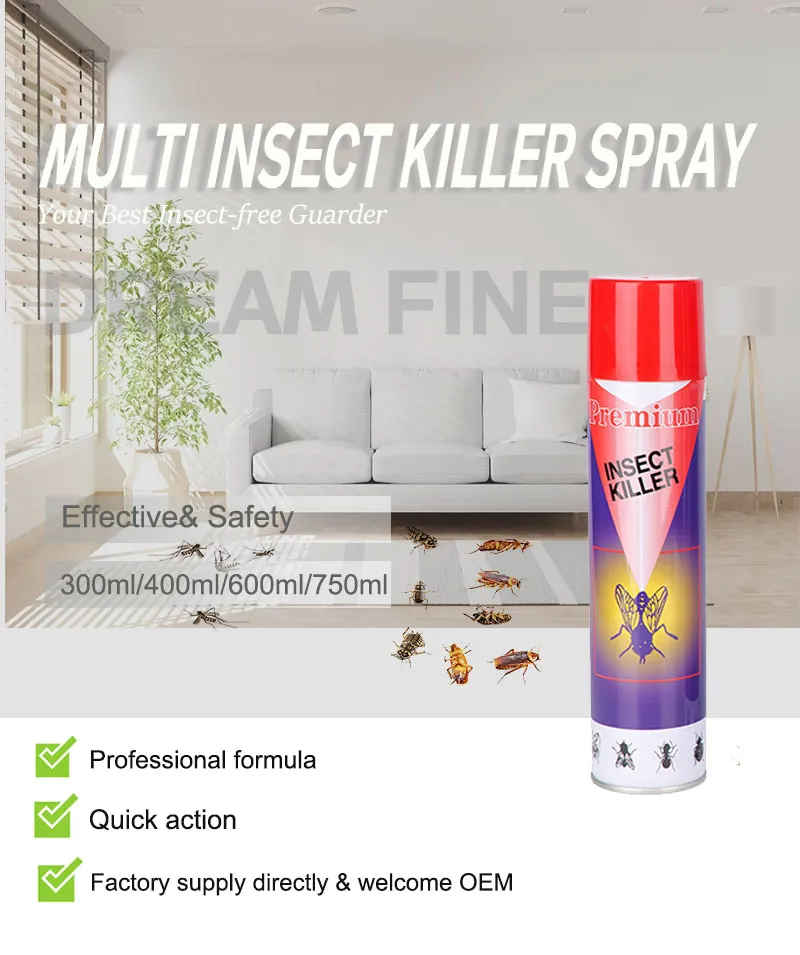 400ml Premium Insect Killer Pesticide Pest Repeller Insecticide Spray