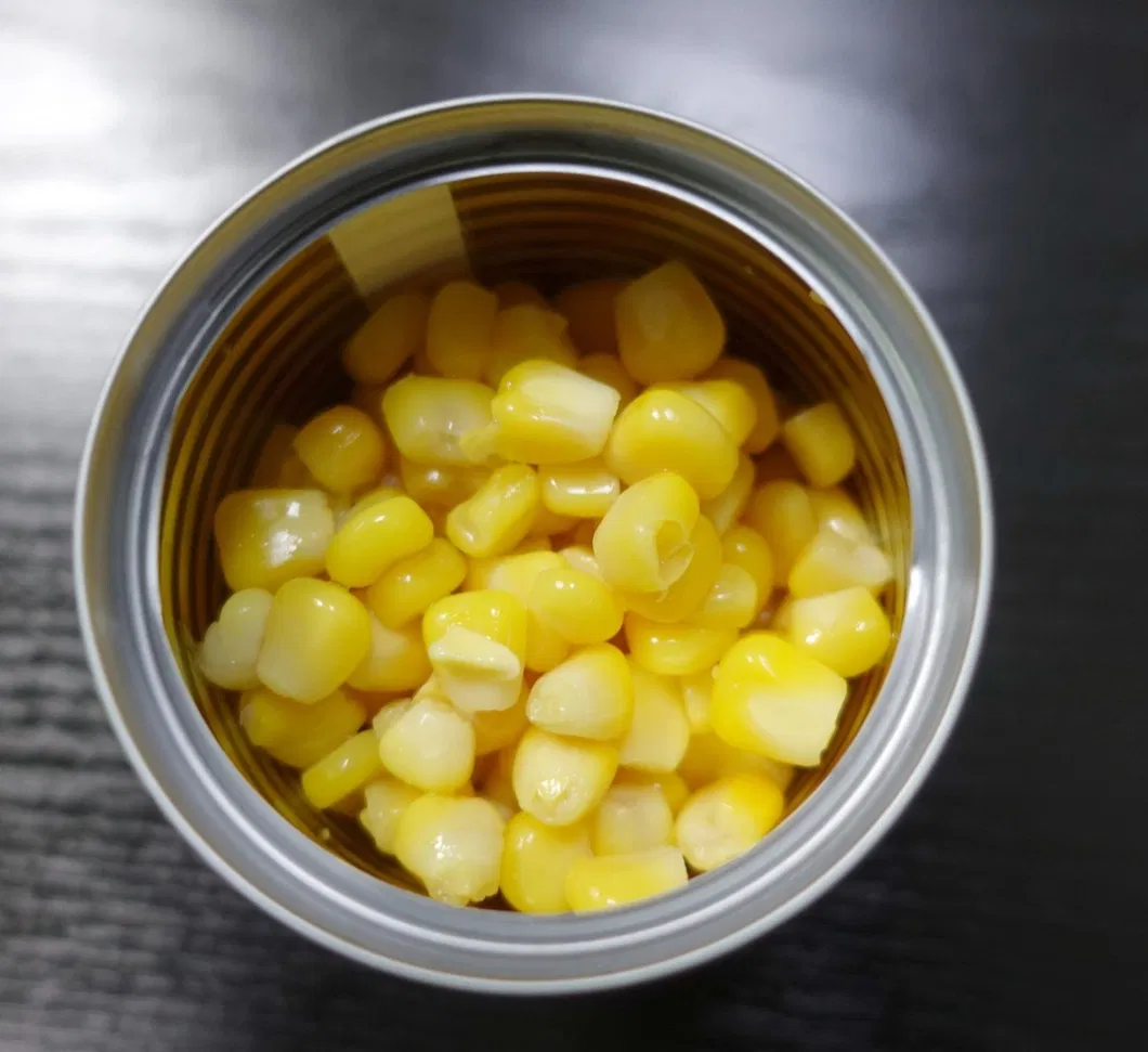 China Manufacturer Canned Sweet Corn Kernels with Private Label Factory
