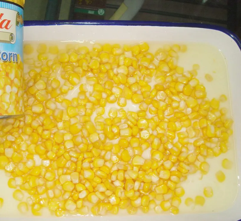 China Manufacturer Canned Sweet Corn Kernels with Private Label Factory