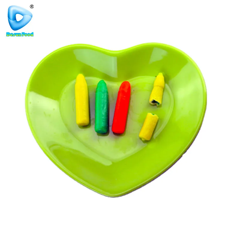 Wholesale Colorful Fruit Flavor Rocket Shape Sweet Bubble Gum with Filling