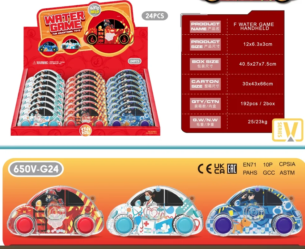 New Summer Toys Candy Fun Water Game Cars Novelty Toys with Sweets for Kids - Decompression Candy Toy