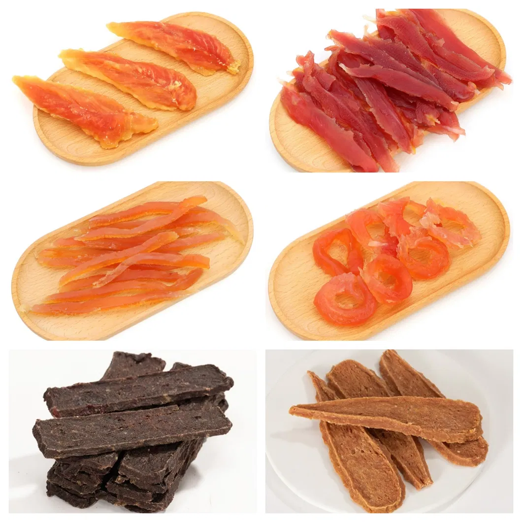 Pure Natural Organic Low Fat High Protein Chicken/Duck/Beef Breast Jerky Wholesale Pet Treats Dog Chew