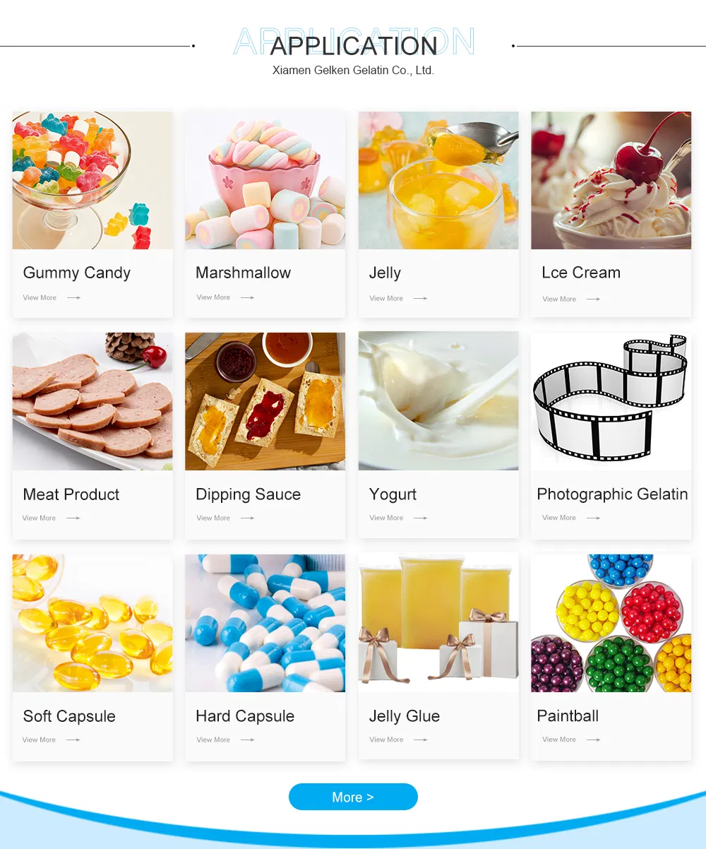 Gelatin Halal Approved Edible Fish Gelatin for Dairy Desserts Bakery Candy with High Transparency, Odorless & Halal Industry Certification