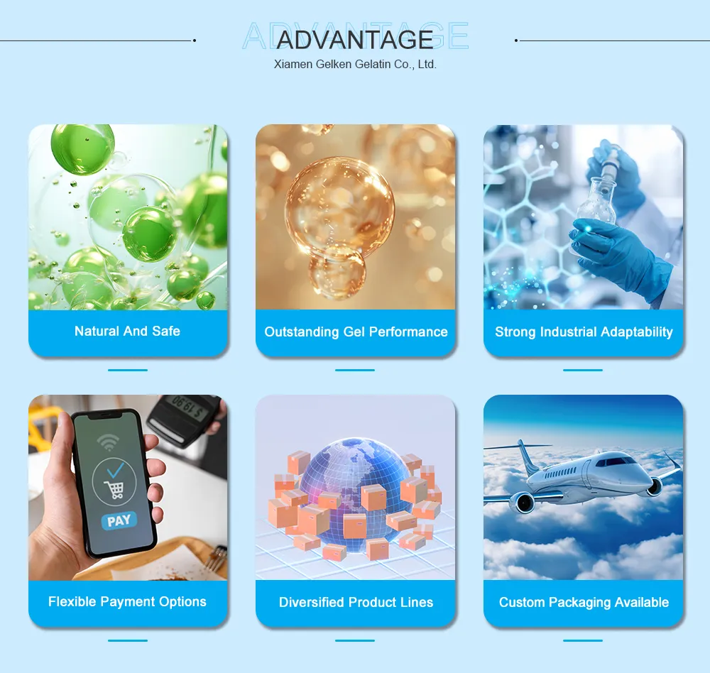 Gelatin Halal Approved Edible Fish Gelatin for Dairy Desserts Bakery Candy with High Transparency, Odorless & Halal Industry Certification