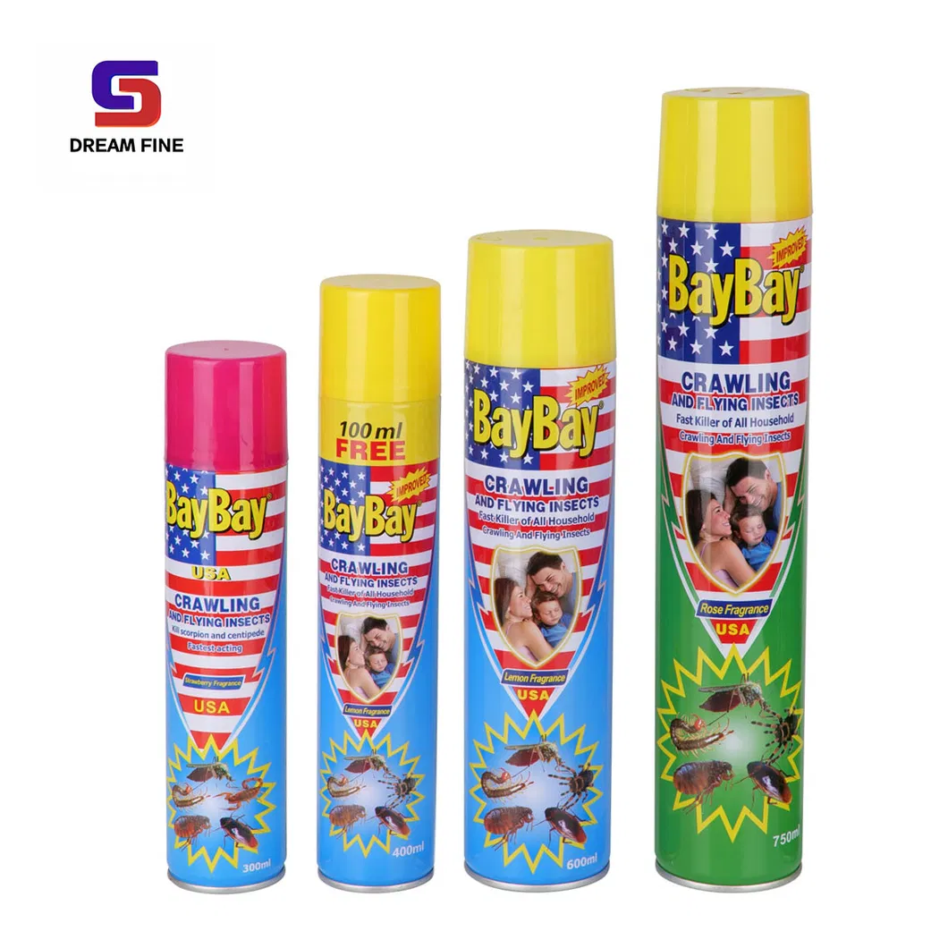 Insecticide Spray Mosquito Roach Killer Pest Insect Control Aerosol Chemical Bug Zapper