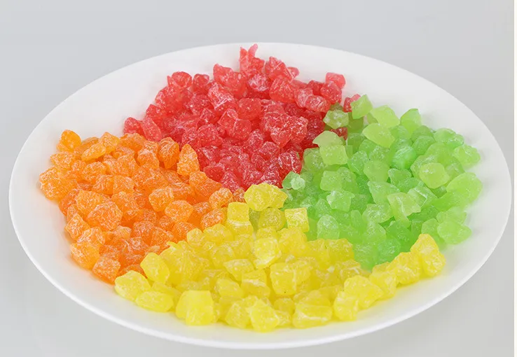 Low Price Tropical Subtropical Style Sweet Crisp and Tasty Dry Diced Papaya Fruit Candied Diced Papaya 3-5mm