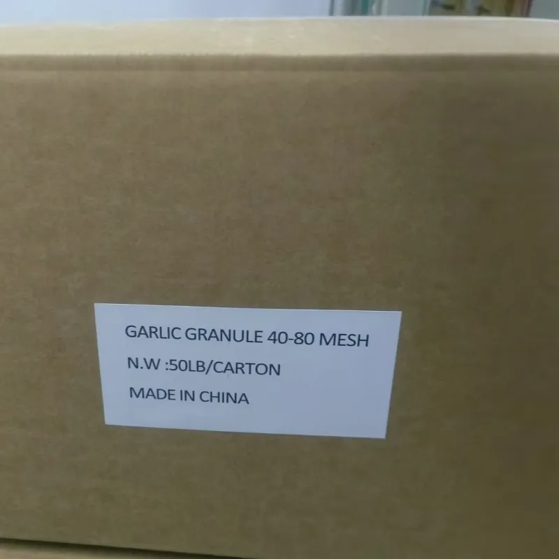 Professional Supply China Garlic Granules 40-80 Mesh