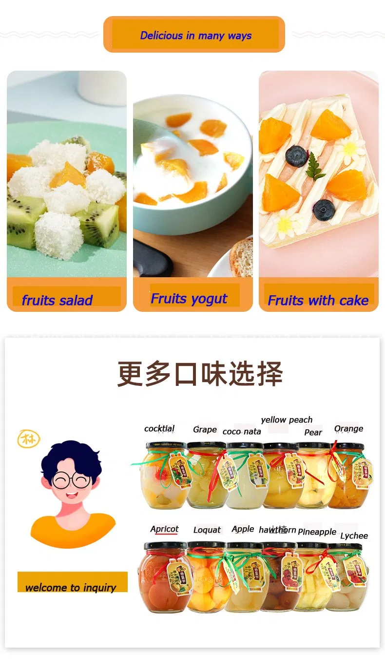 Well Packed Fruits Cocktail in Glass Jar