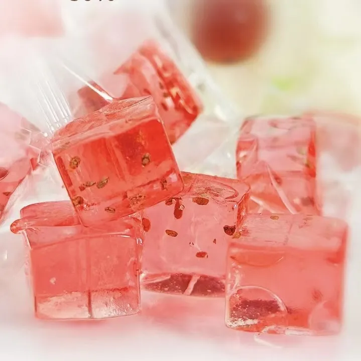 Wholesale Exotic Candy 40g Skittless Chewy Inflatable Candy Soft