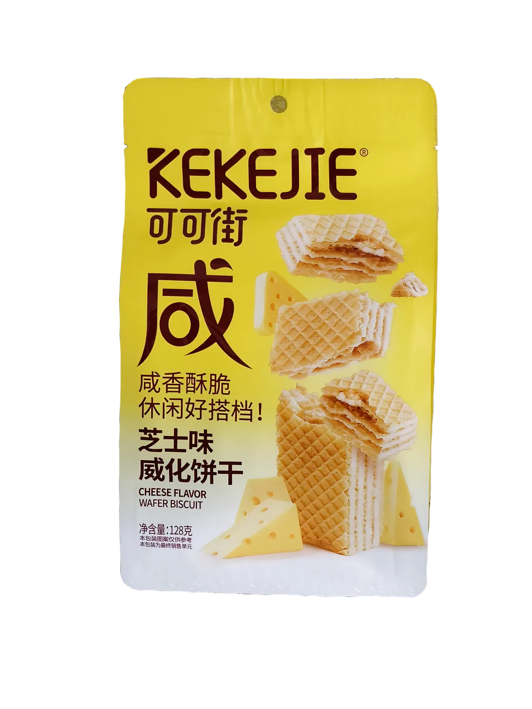 Crispy Wafer Biscuits Cheese Strawberry Yougurt Flavor Vitamin a Iron Fortified