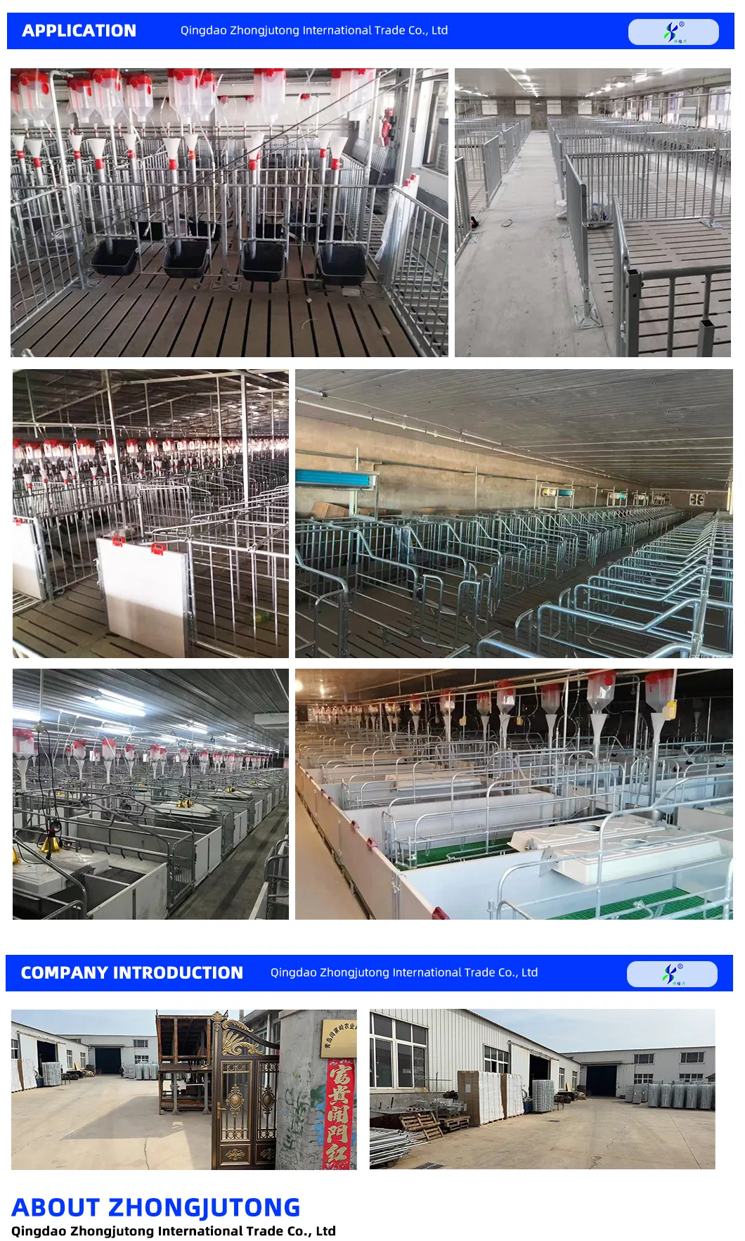 European Style Waterproof Pig Isolation Pens for Farm Use