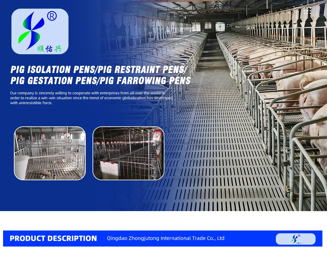 European Style Waterproof Pig Isolation Pens for Farm Use