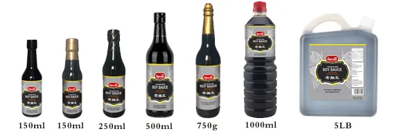 Chinese Gluten Free Soy Sauce with Naturally Brewed