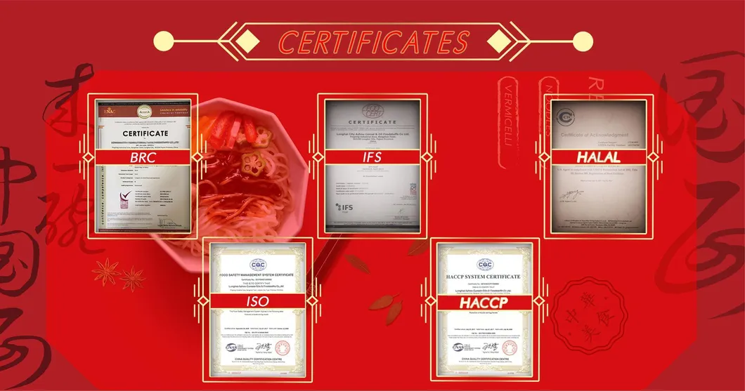 400g Hot Sale HACCP Chinese Quick Cooking Chow Mein Noodles