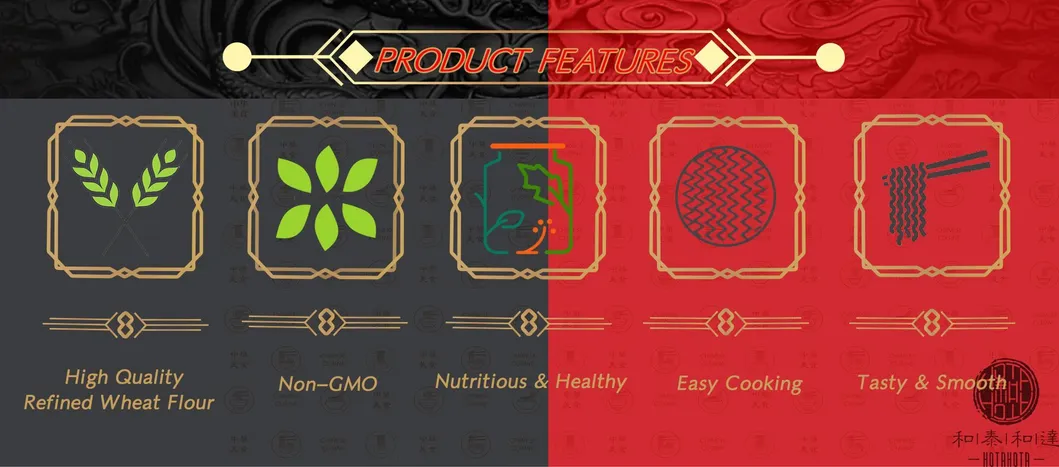 400g Hot Sale HACCP Chinese Quick Cooking Chow Mein Noodles