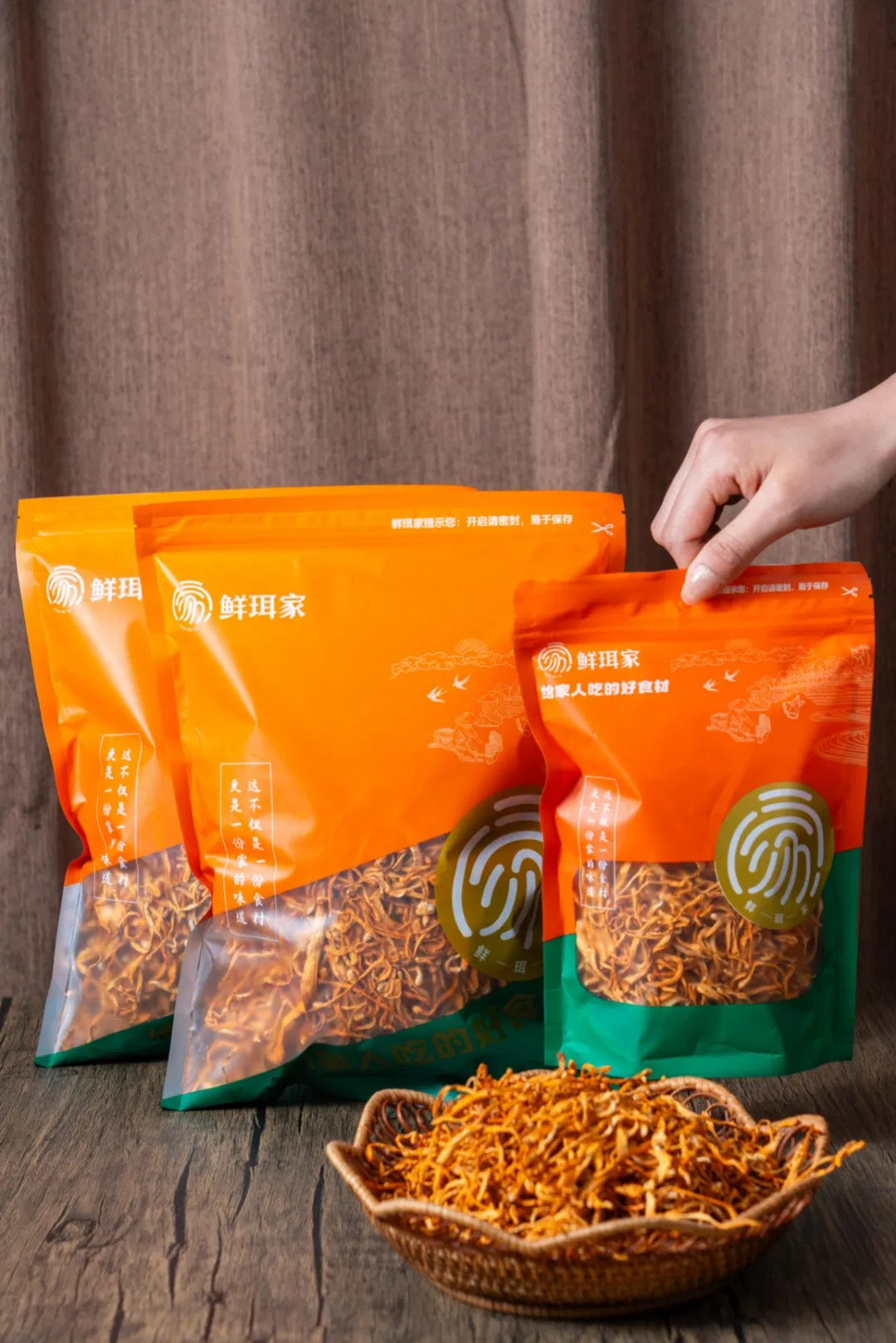 Sweet & Tender Cordyceps Flower - Dried Edible Fungi for Soup & Stew