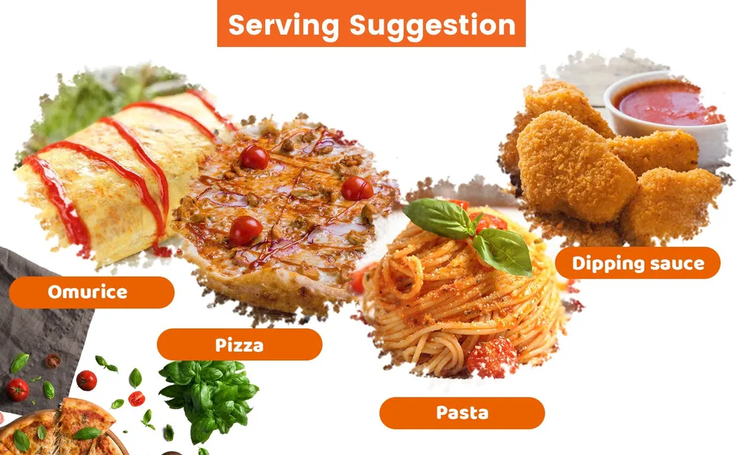 OEM Service Good Taste Squeeze Bottle Tomato Ketchup Chinese Supplier