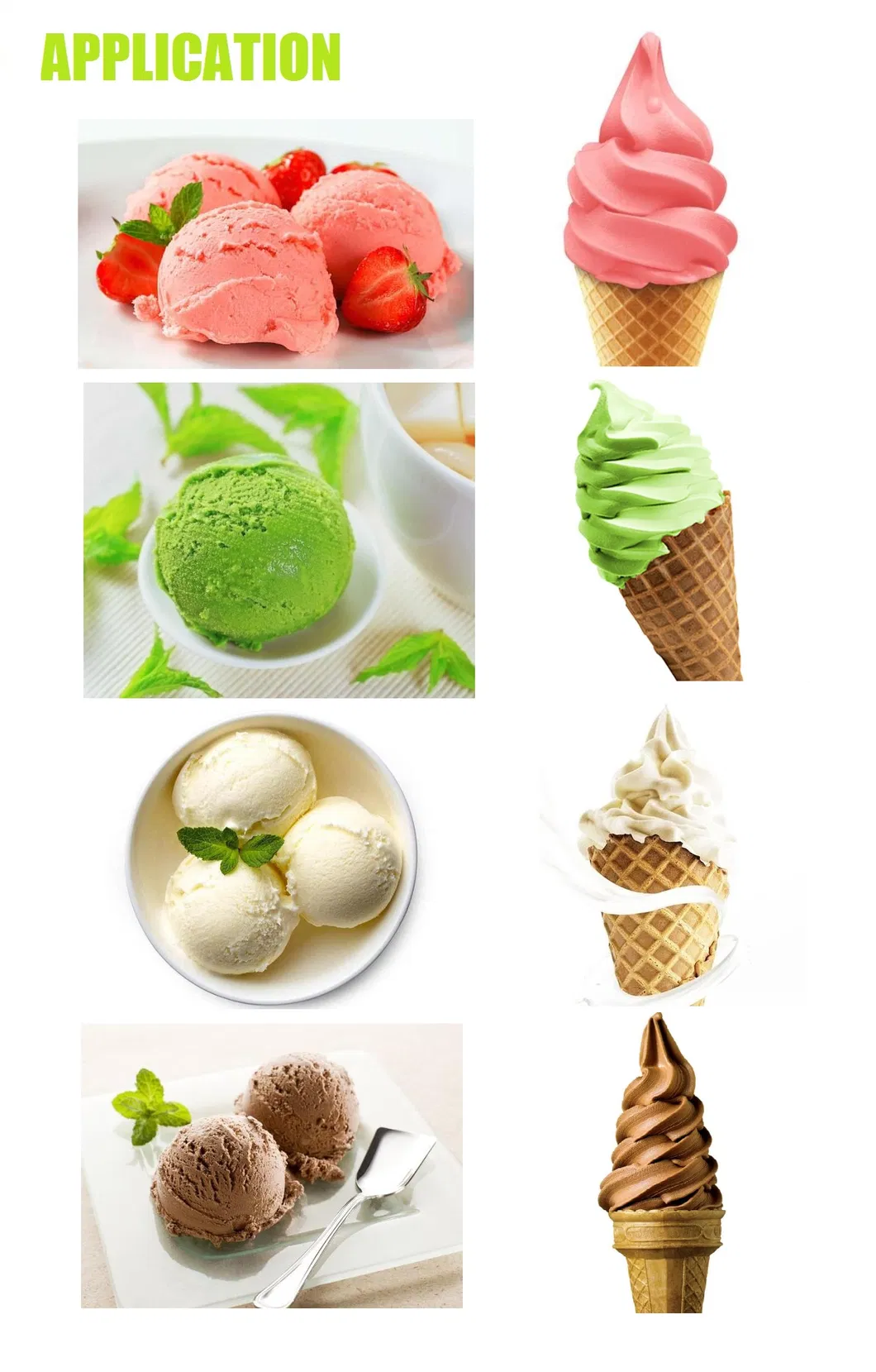 Soft Ice Cream, Hard Ice Cream, Popsicle Ice Cream, Flavor Ice Cream, Ice Cream Powder for Producing Ice Cream